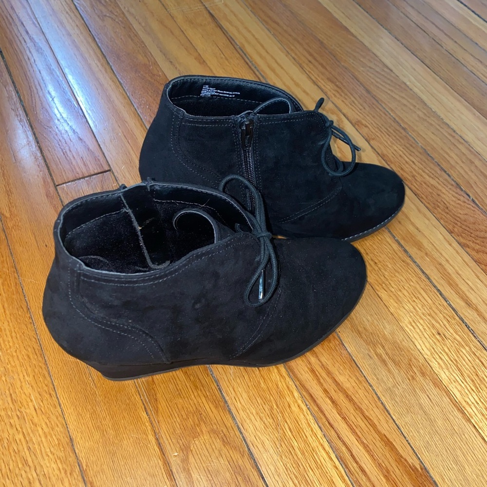 Black Suede Ankle Boots